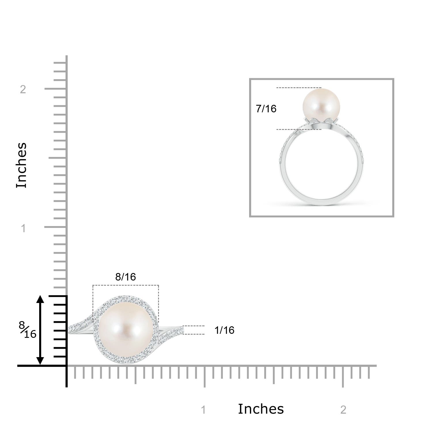 AAAA / 7.53 CT / 14 KT White Gold