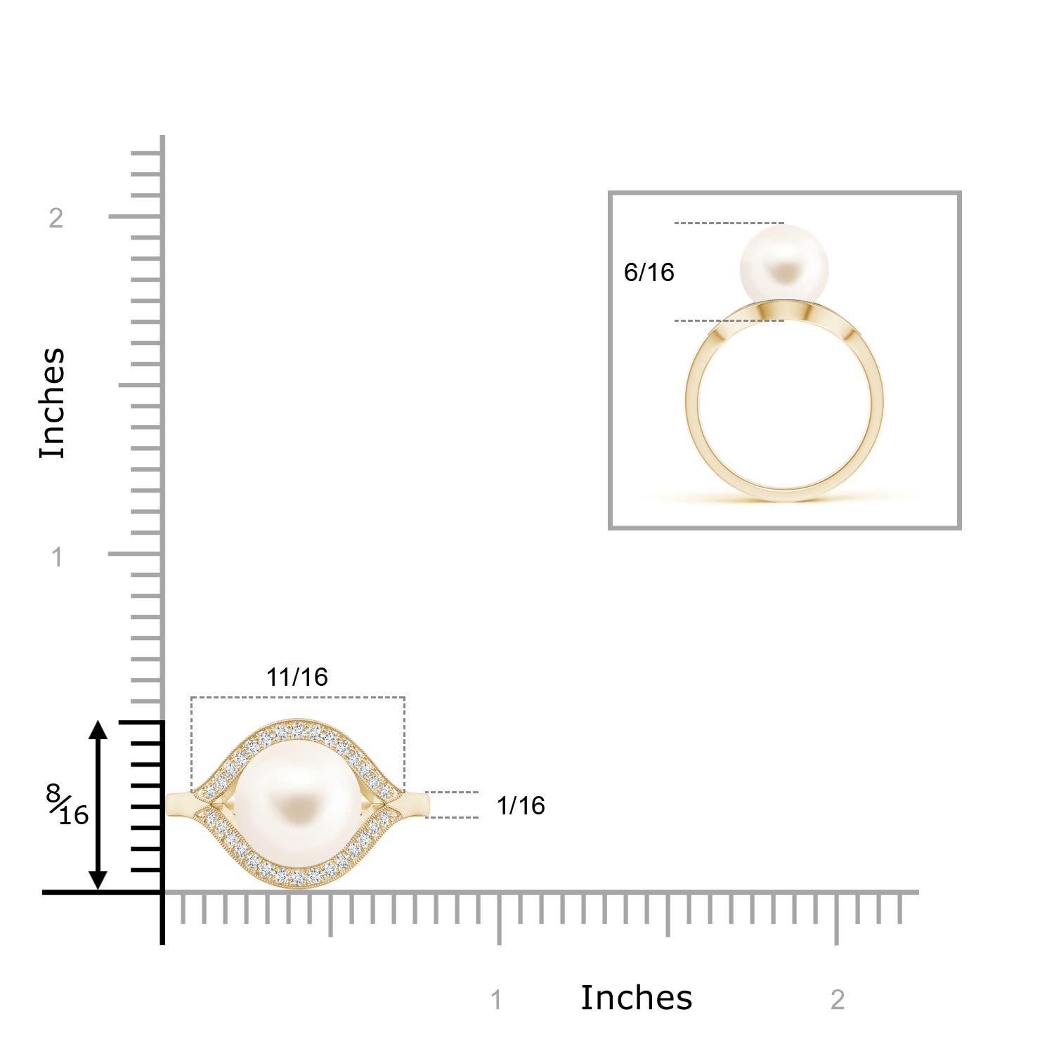 AAA / 5.43 CT / 14 KT Yellow Gold