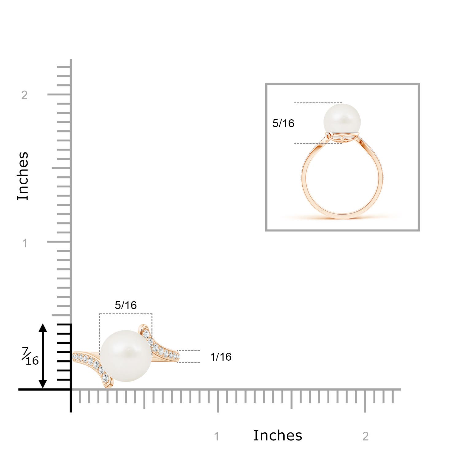 A / 3.89 CT / 14 KT Rose Gold