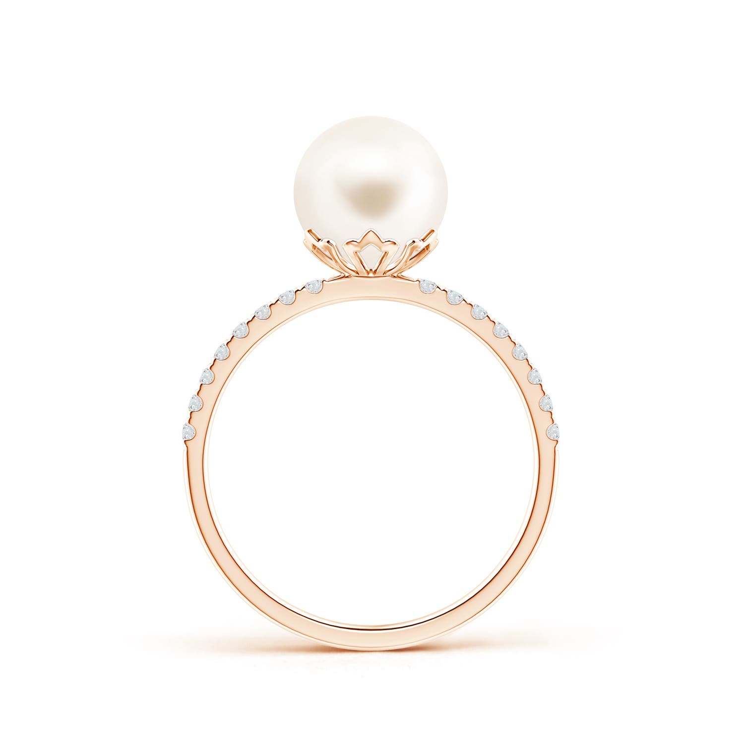 AAA / 3.89 CT / 14 KT Rose Gold