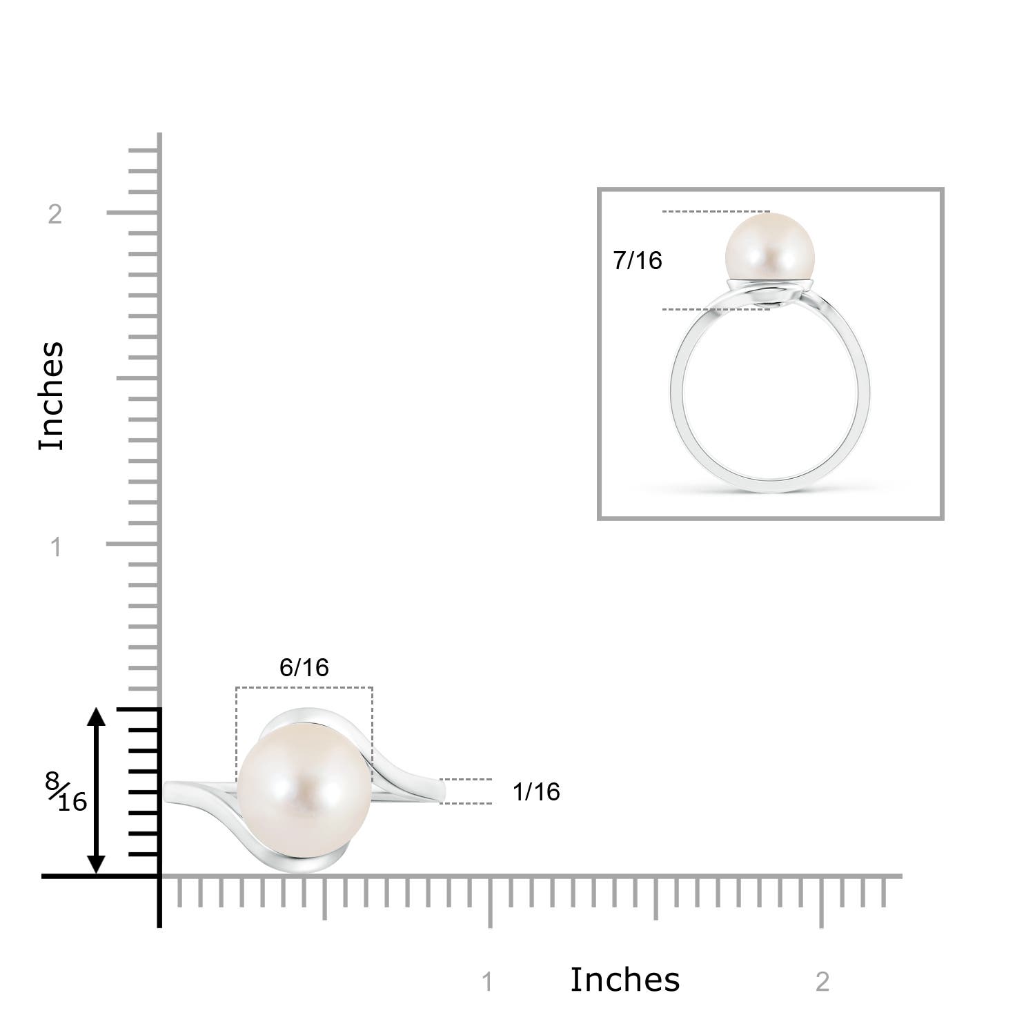 AAAA / 7.2 CT / 14 KT White Gold