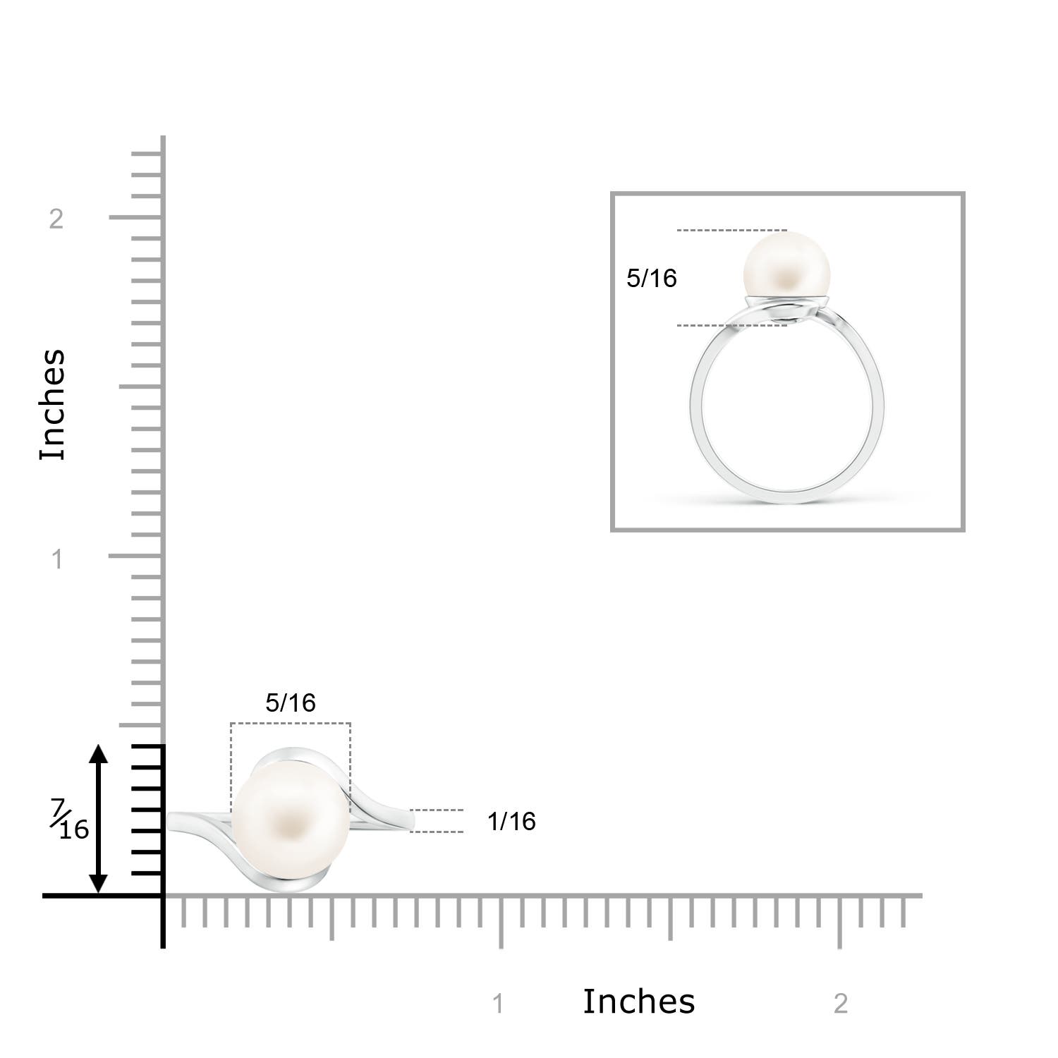 AA / 3.7 CT / 14 KT White Gold