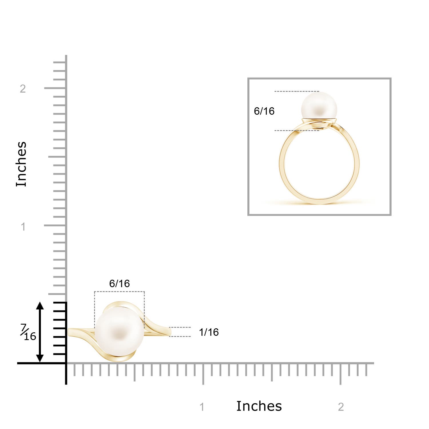 AA / 5.25 CT / 14 KT Yellow Gold