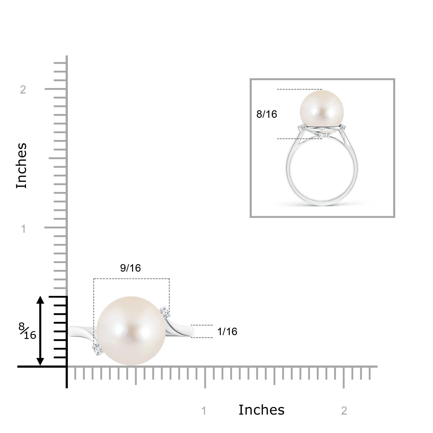 AAAA / 12.55 CT / 14 KT White Gold