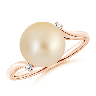 Round AA Golden South Sea Cultured Pearl