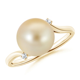 Round AAA Golden South Sea Cultured Pearl