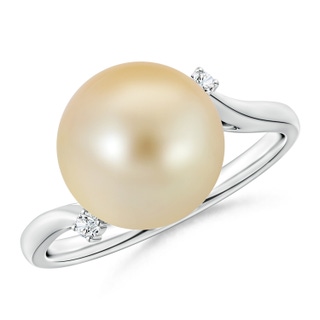 Round AAA Golden South Sea Cultured Pearl