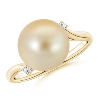 Round AAA Golden South Sea Cultured Pearl