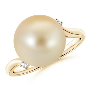 Round AAA Golden South Sea Cultured Pearl