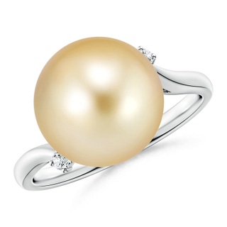 Round AAAA Golden South Sea Cultured Pearl