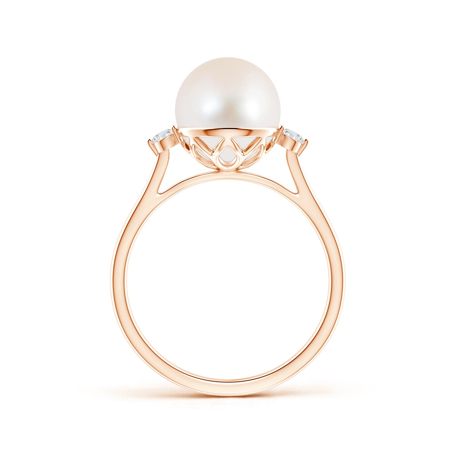 AAA / 5.41 CT / 14 KT Rose Gold