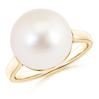 12mm AAA Classic Freshwater Cultured Pearl Ring in 9K Yellow Gold