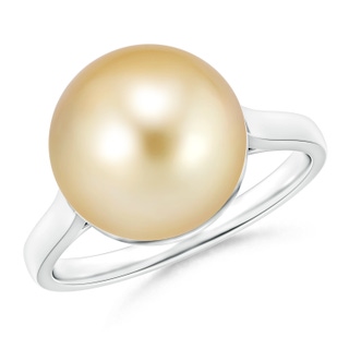 Round AAAA Golden South Sea Cultured Pearl