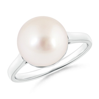 10mm AAAA Classic South Sea Pearl Ring in 9K White Gold