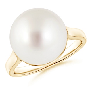 12mm AAA Classic South Sea Pearl Ring in Yellow Gold
