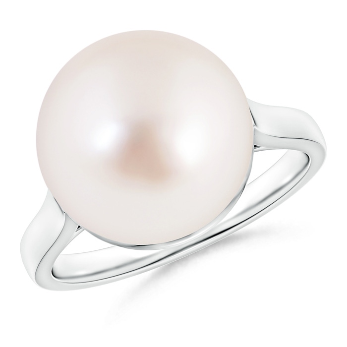 12mm AAAA Classic South Sea Pearl Ring in White Gold