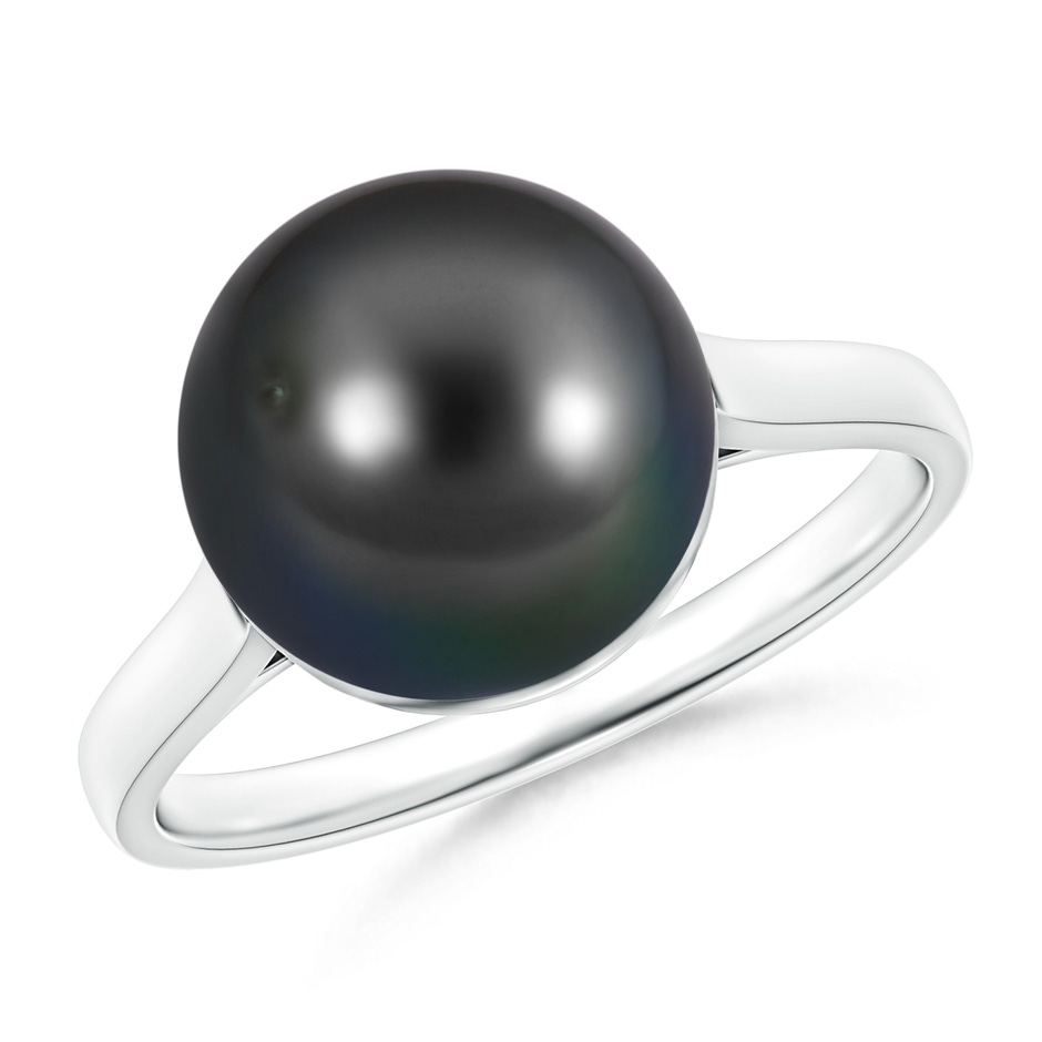10mm AA Classic Tahitian Pearl Ring in White Gold 