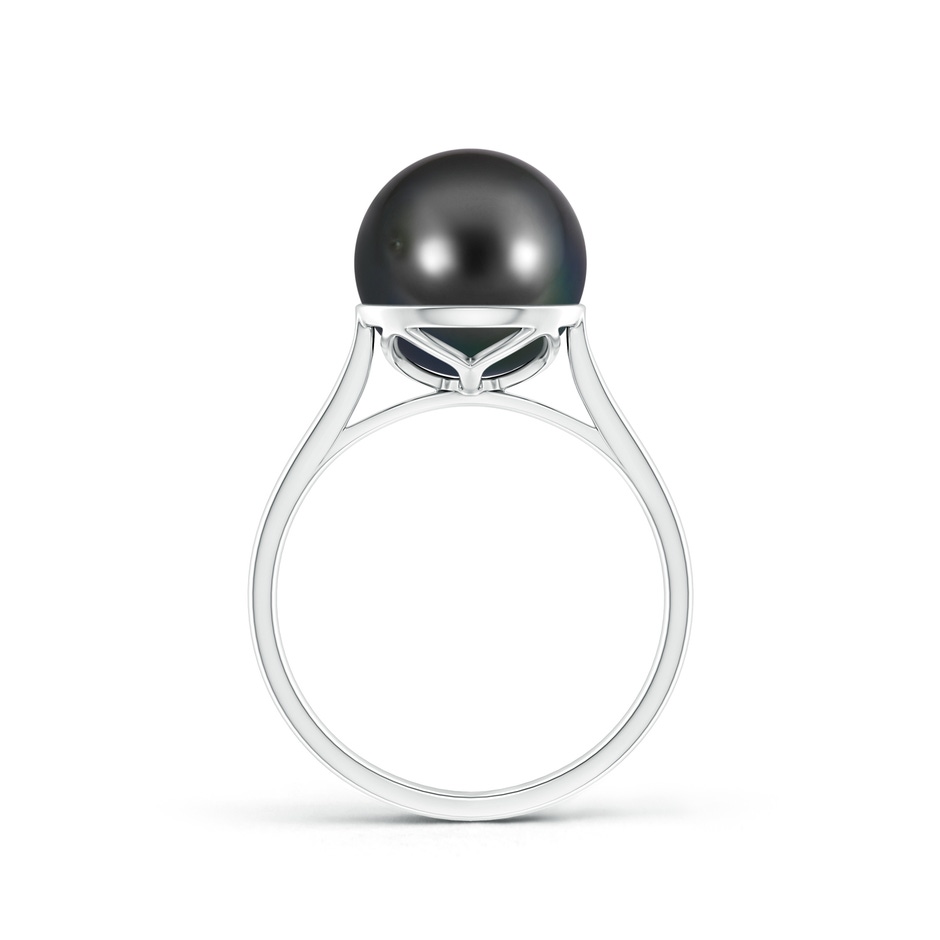 10mm AA Classic Tahitian Pearl Ring in White Gold product image