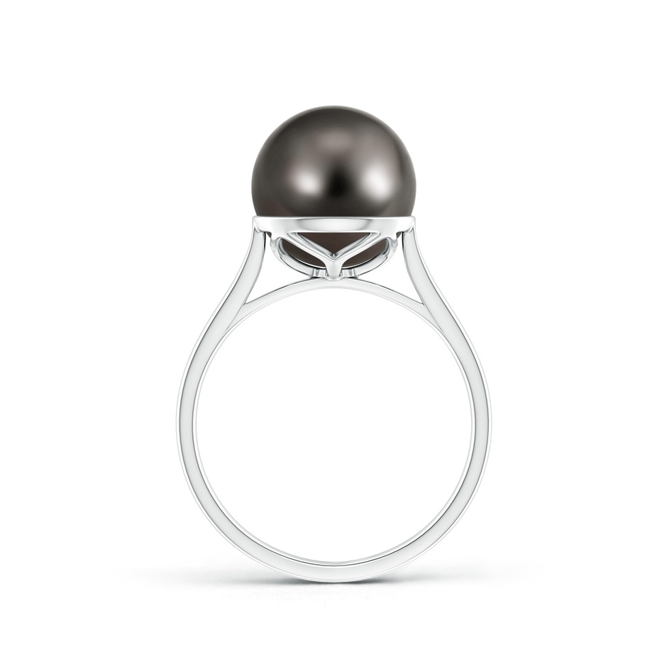 10mm AAA Classic Tahitian Pearl Ring in White Gold product image