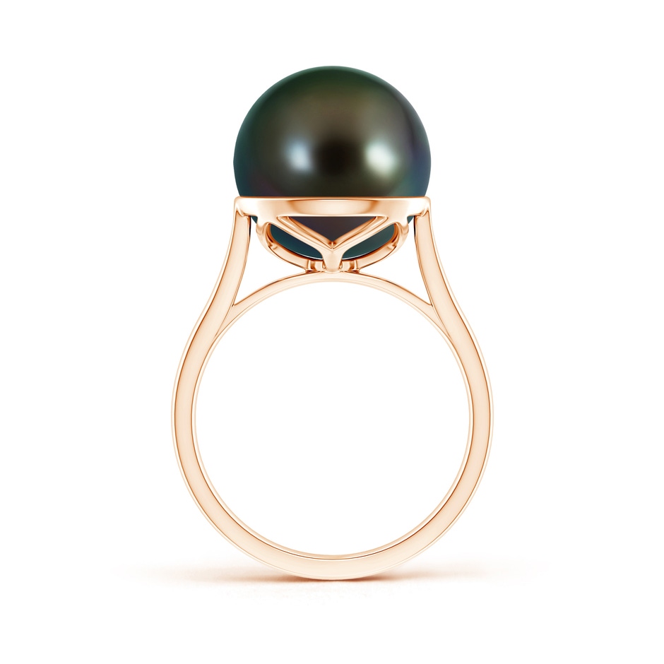 12mm AAAA Classic Tahitian Pearl Ring in Rose Gold product image
