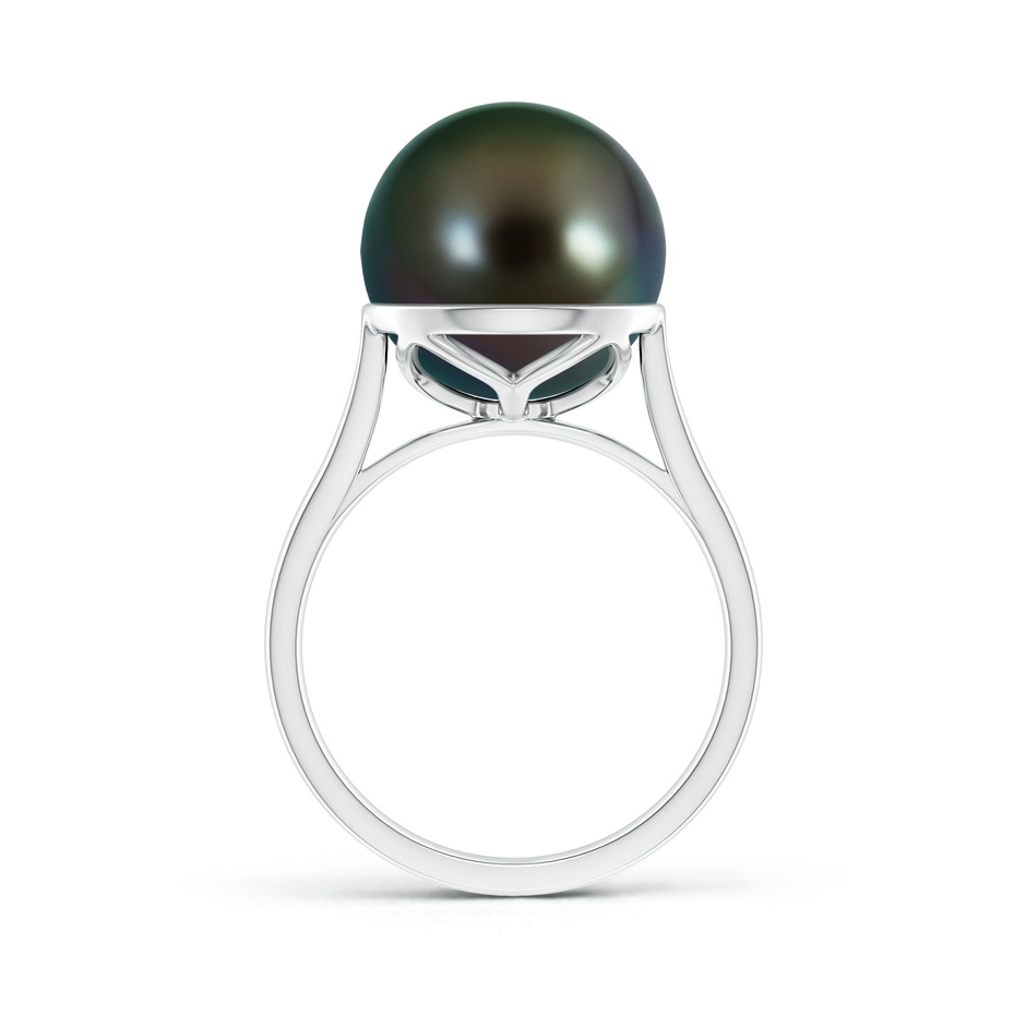 12mm AAAA Classic Tahitian Pearl Ring in White Gold product image