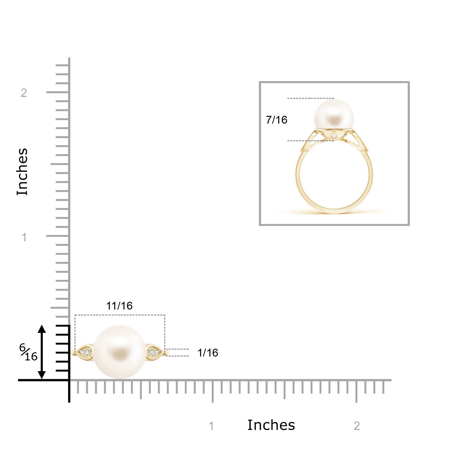 AAA / 7.23 CT / 14 KT Yellow Gold