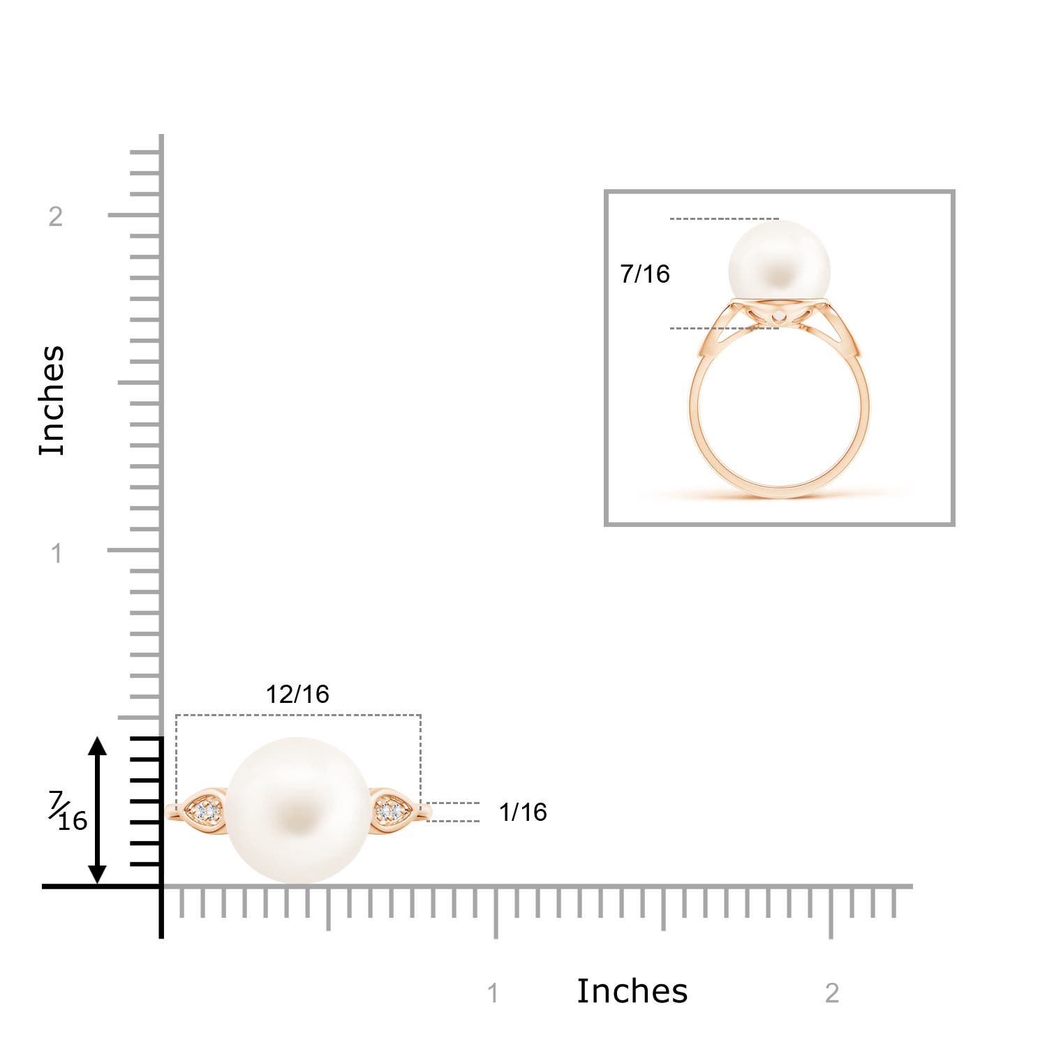 AA / 9.64 CT / 14 KT Rose Gold