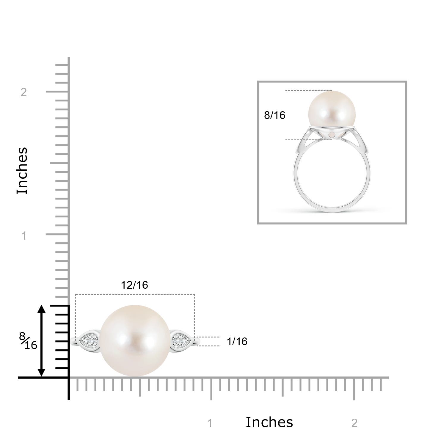 AAAA / 12.54 CT / 14 KT White Gold