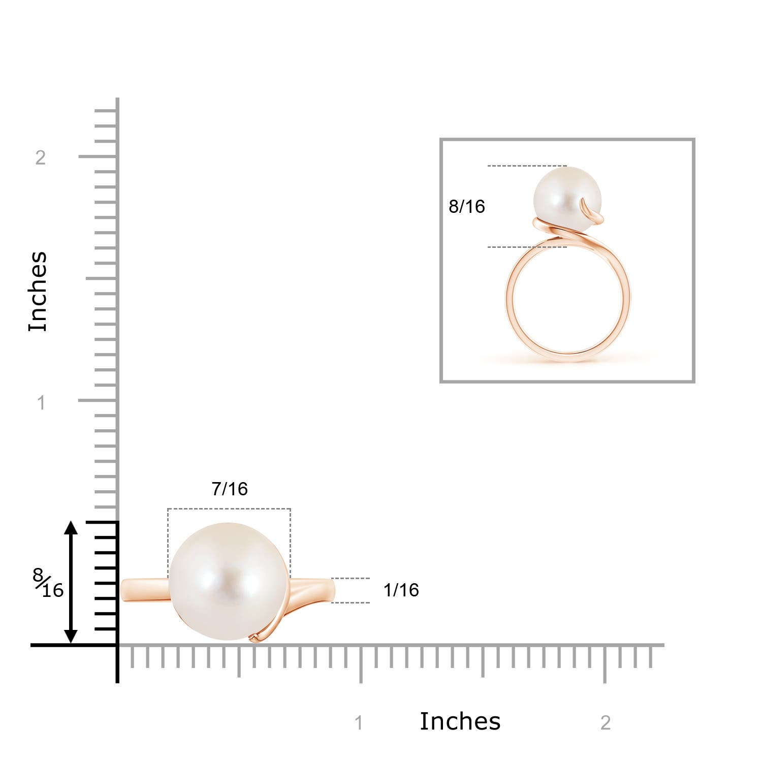 AAAA / 9.6 CT / 14 KT Rose Gold