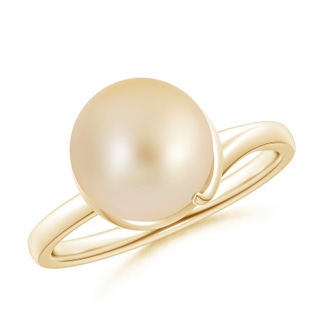 Round AA Golden South Sea Cultured Pearl