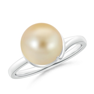 Round AAA Golden South Sea Cultured Pearl