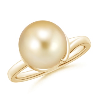 Round AAAA Golden South Sea Cultured Pearl