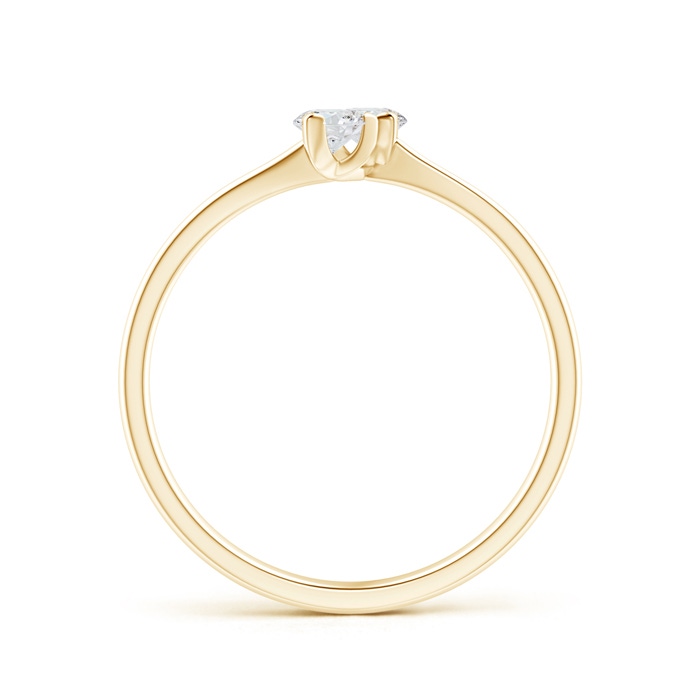 3.2mm GVS2 Twist 2 Stone Diamond Promise Ring in Yellow Gold product image