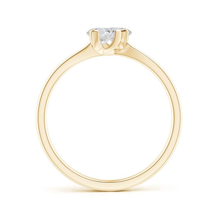 4.1mm HSI2 Twist 2 Stone Diamond Promise Ring in Yellow Gold product image
