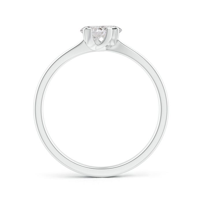 4.1mm IJI1I2 Twist 2 Stone Diamond Promise Ring in White Gold product image