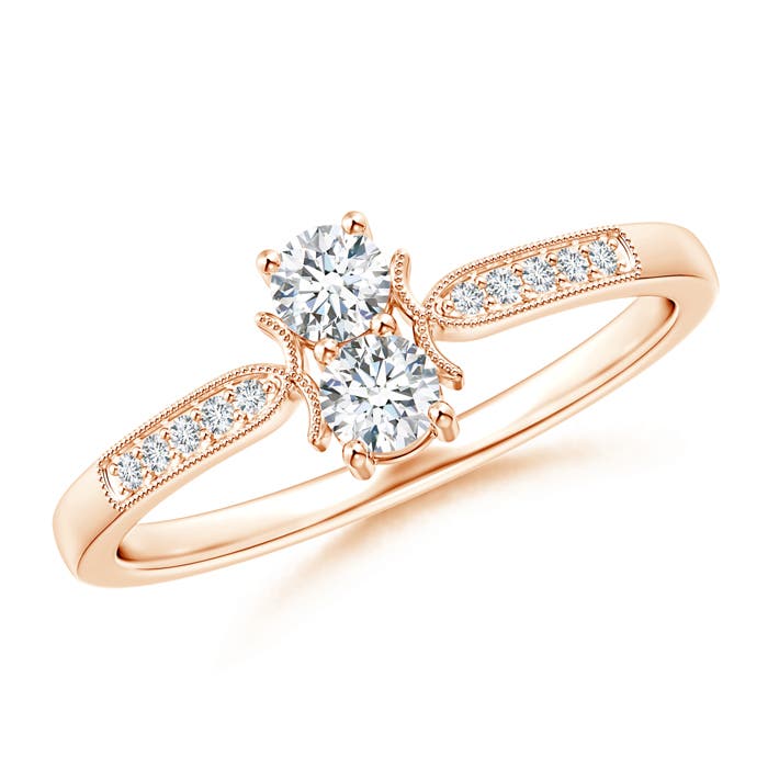 G, VS2 / 0.3 CT / 14 KT Rose Gold