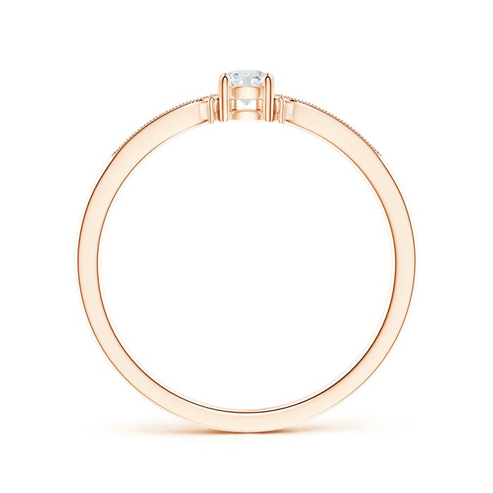 G, VS2 / 0.3 CT / 14 KT Rose Gold