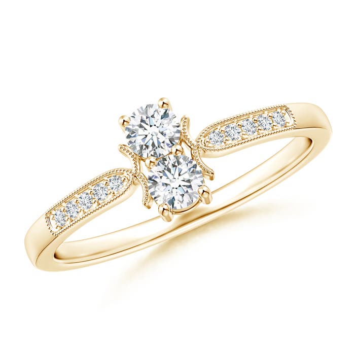 G, VS2 / 0.3 CT / 14 KT Yellow Gold