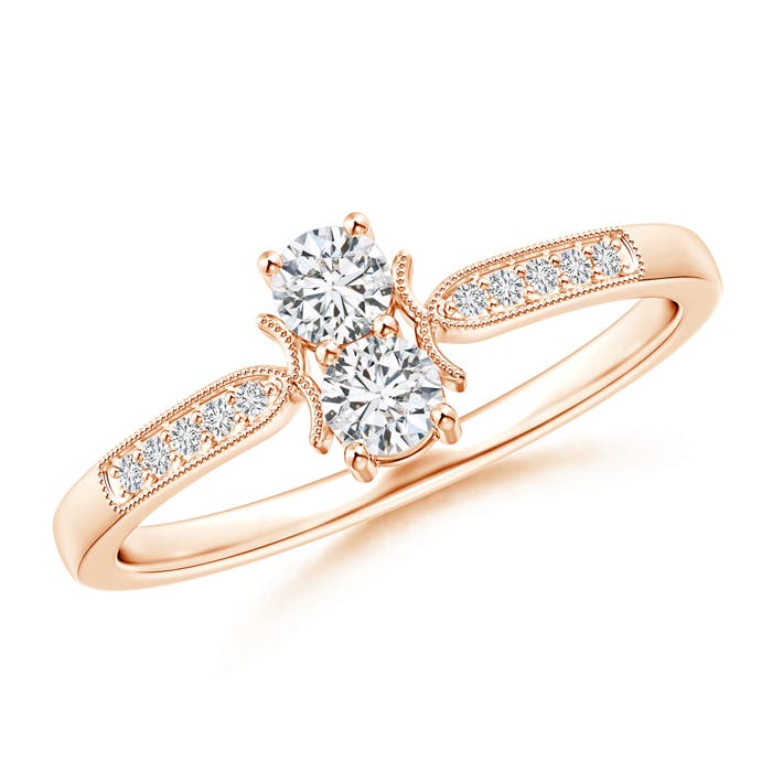 H, SI2 / 0.3 CT / 14 KT Rose Gold