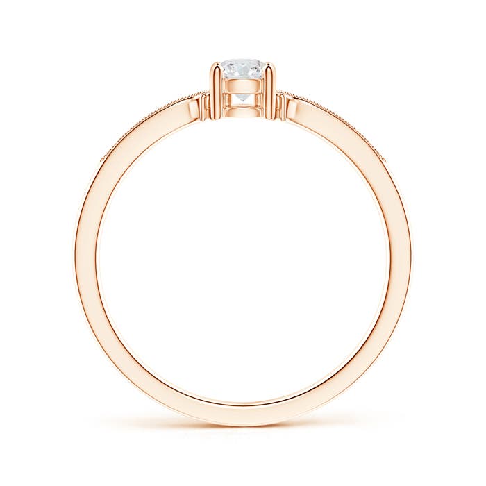 G, VS2 / 0.5 CT / 14 KT Rose Gold