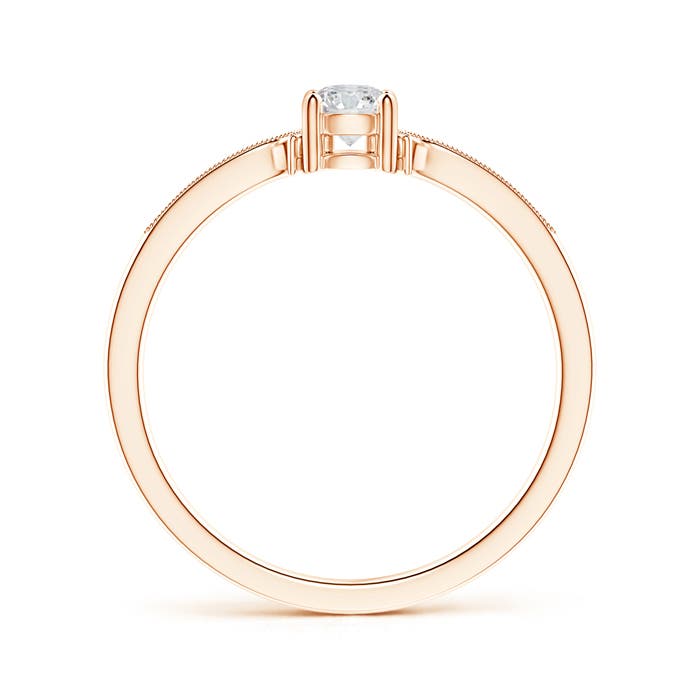 H, SI2 / 0.5 CT / 14 KT Rose Gold