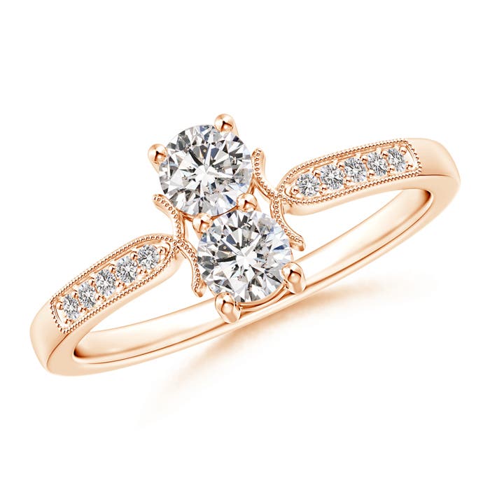 I-J, I1-I2 / 0.5 CT / 14 KT Rose Gold