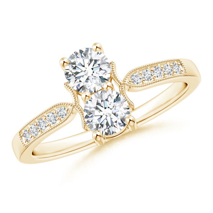 G, VS2 / 0.73 CT / 14 KT Yellow Gold