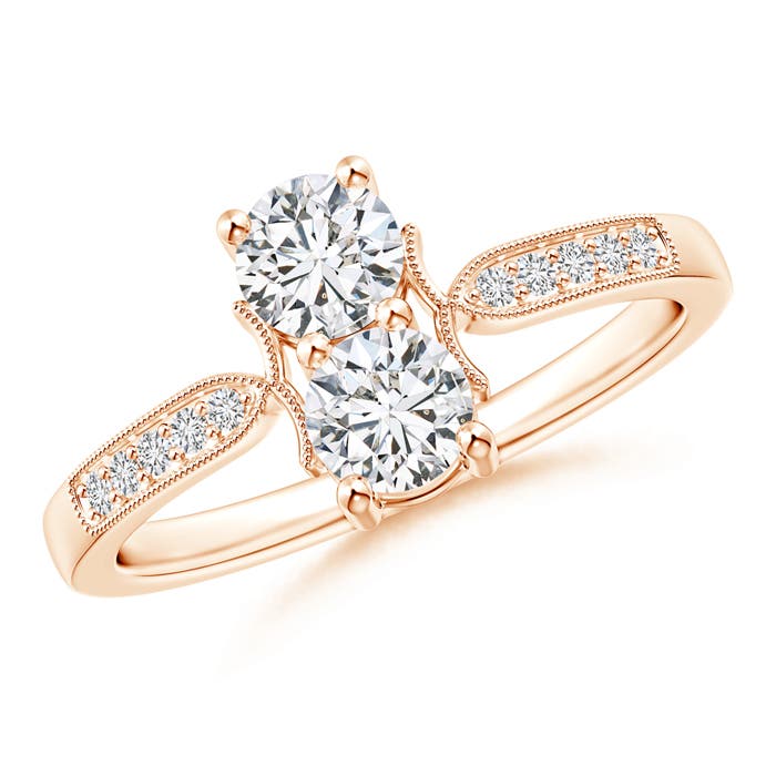 H, SI2 / 0.73 CT / 14 KT Rose Gold