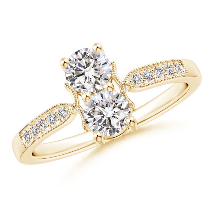 I-J, I1-I2 / 0.73 CT / 14 KT Yellow Gold