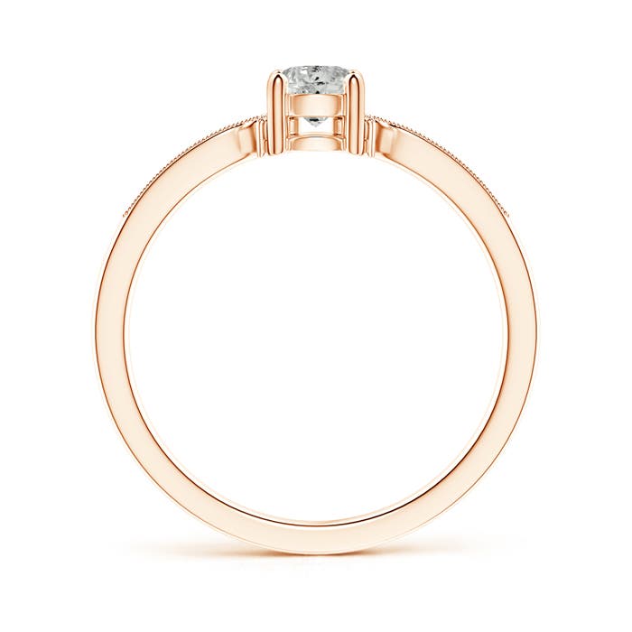 K, I3 / 0.73 CT / 14 KT Rose Gold