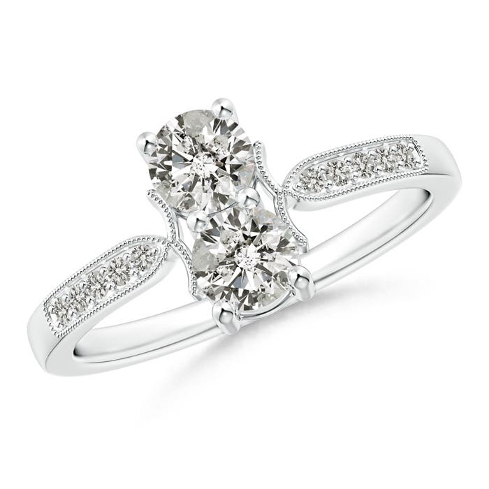 K, I3 / 0.73 CT / 14 KT White Gold