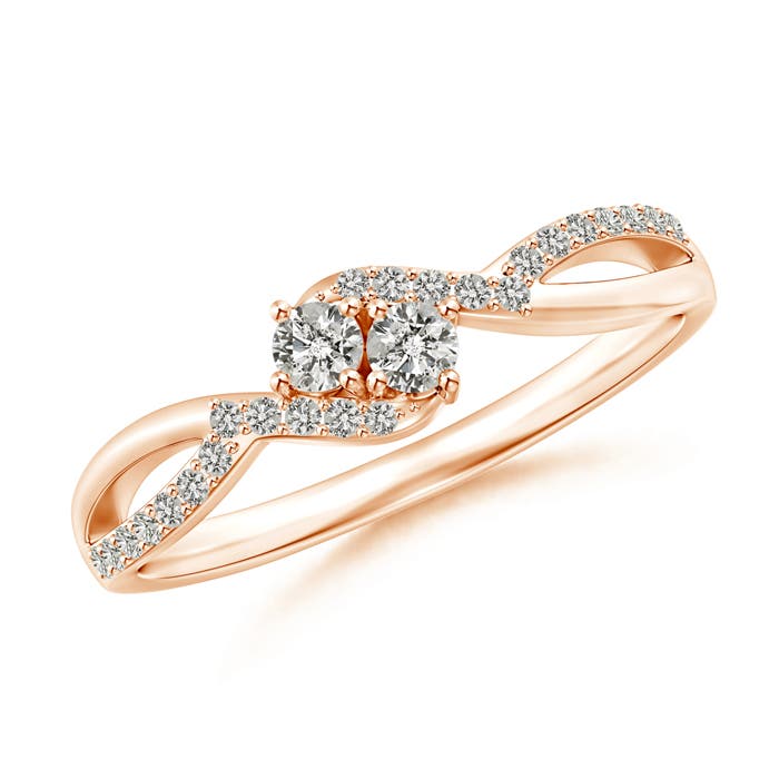 K, I3 / 0.26 CT / 14 KT Rose Gold