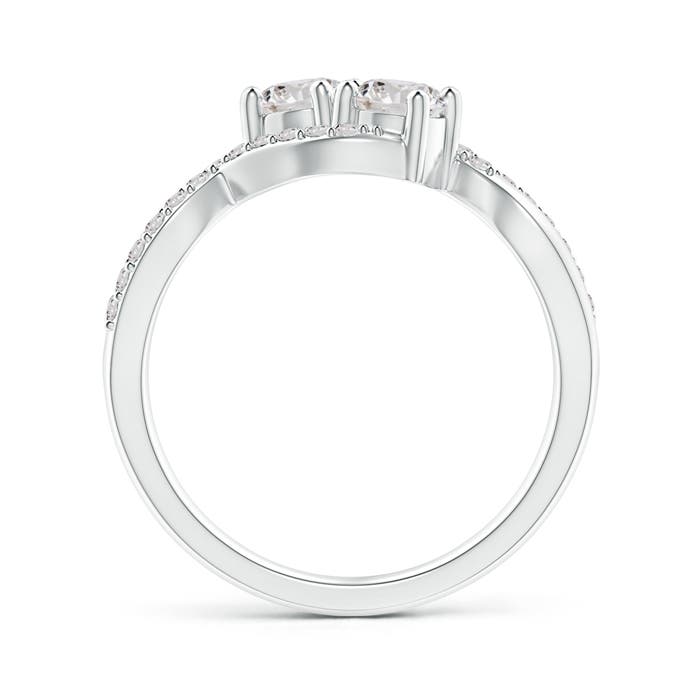 I-J, I1-I2 / 0.79 CT / 14 KT White Gold