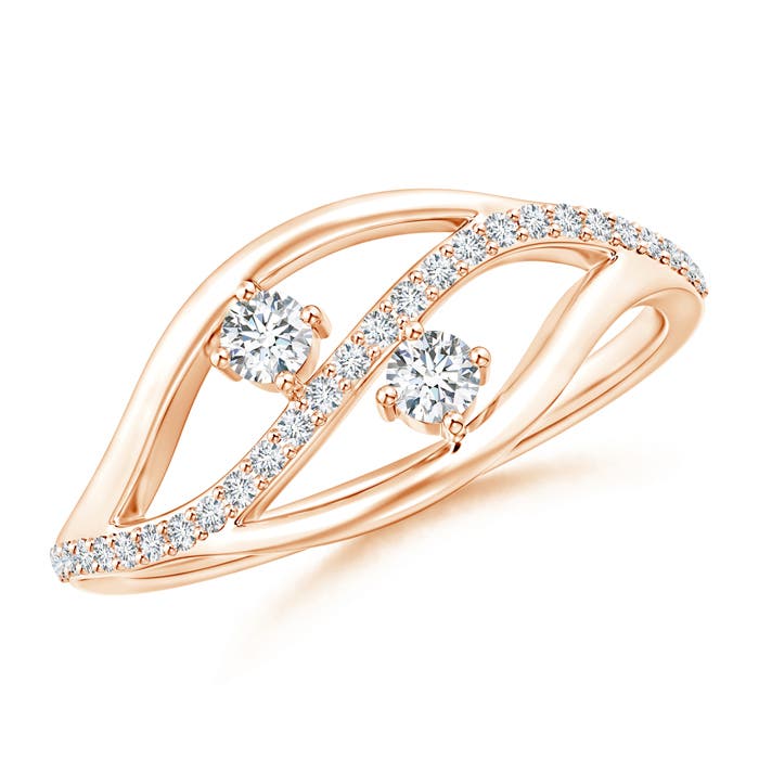 G, VS2 / 0.27 CT / 14 KT Rose Gold